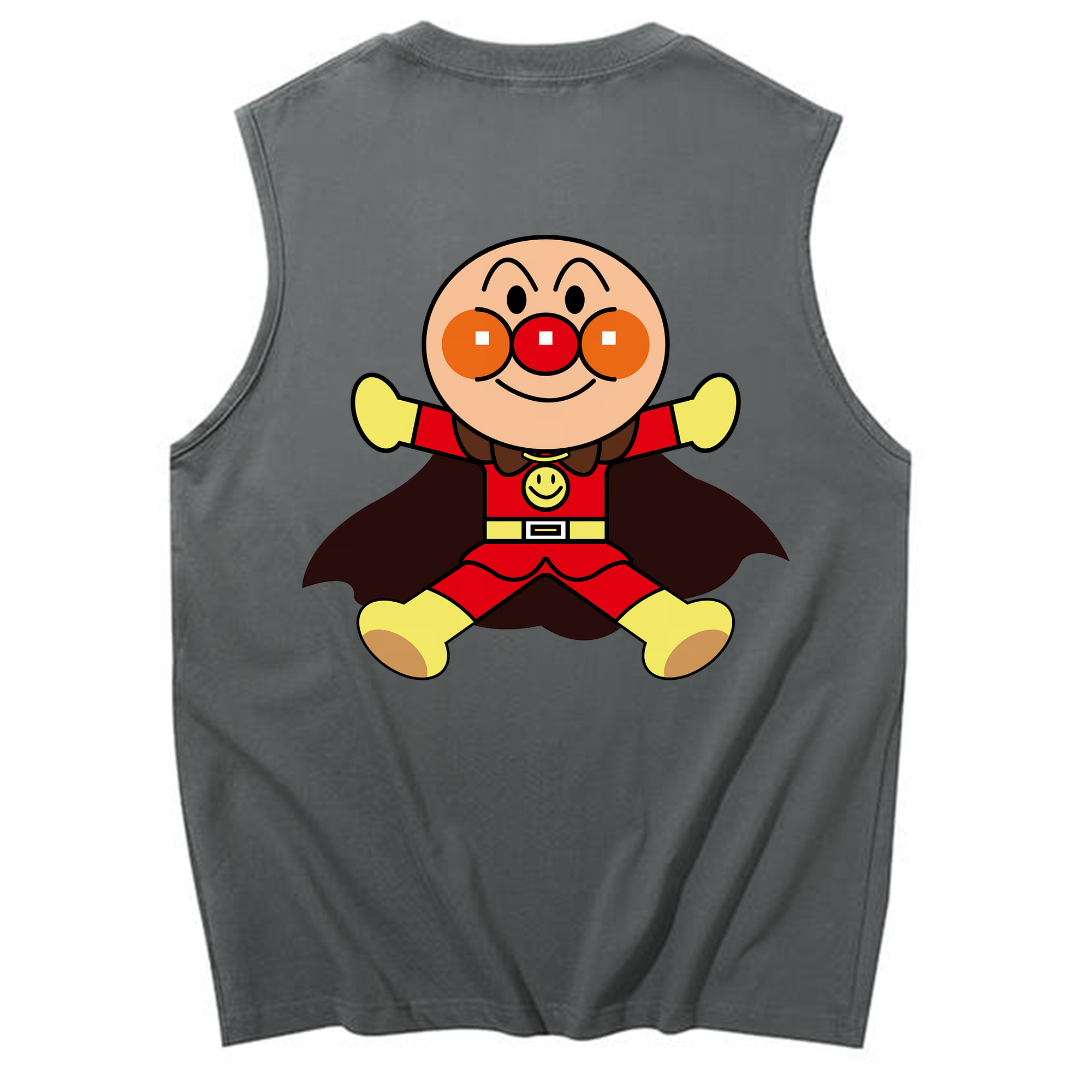 （画像用） アンパンマン Anpanman コットン100％タンクトップ（背面プリント）